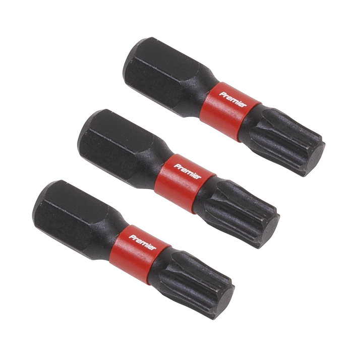 Premier TRX-Star* Impact Power Tool Bits T30 x 25mm 3pc | AK8220