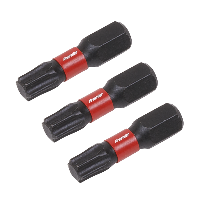 Premier TRX-Star* Impact Power Tool Bits T30 x 25mm 3pc | AK8220