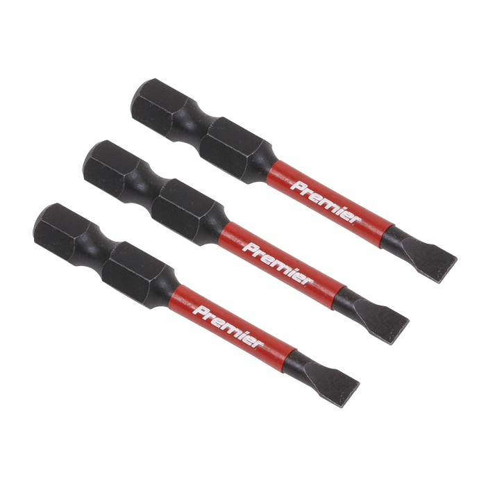 Premier Slotted Impact Power Tool Bits 4.5 x 50mm 3pc | AK8226