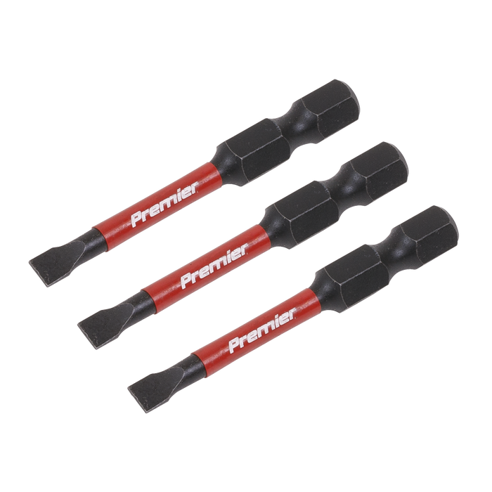 Premier Slotted Impact Power Tool Bits 4.5 x 50mm 3pc | AK8226