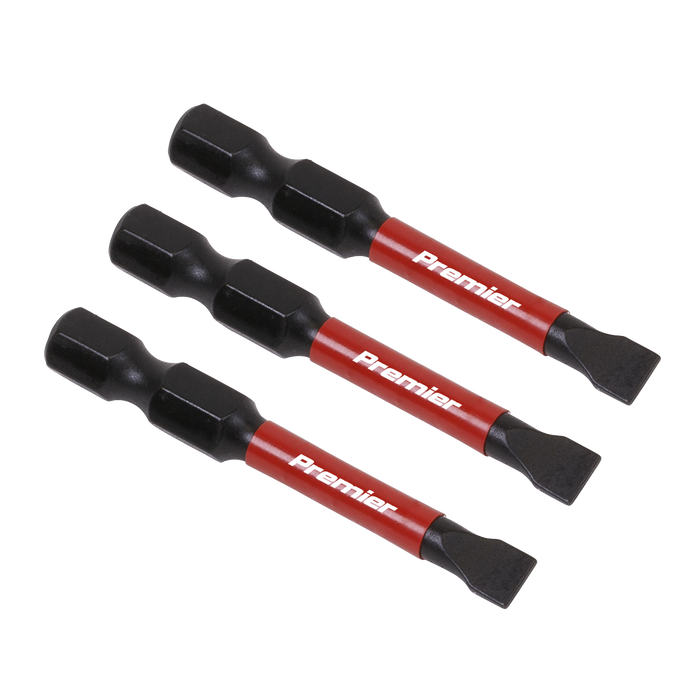 Premier Slotted Impact Power Tool Bits 5.5 x 50mm 3pc | AK8227