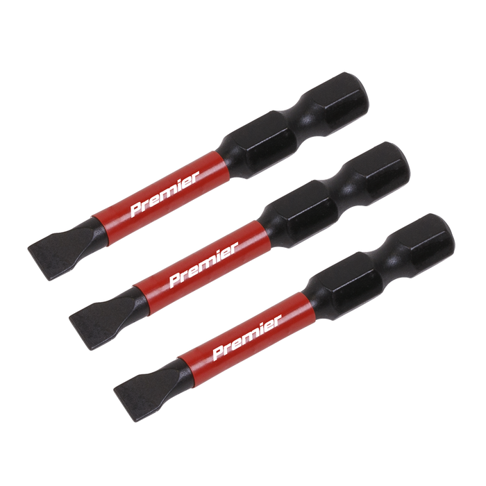 Premier Slotted Impact Power Tool Bits 5.5 x 50mm 3pc | AK8227