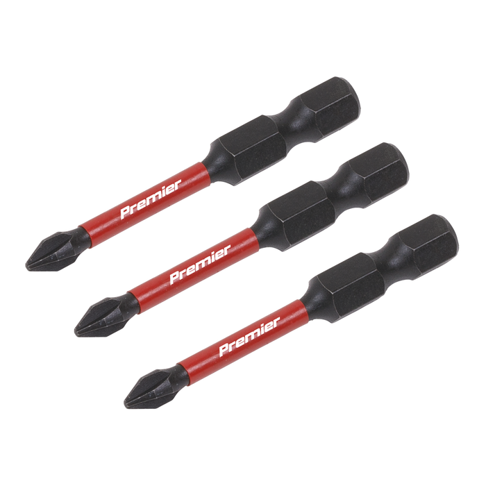 Premier Phillips Impact Power Tool Bits #1 x 50mm 3pc | AK8229