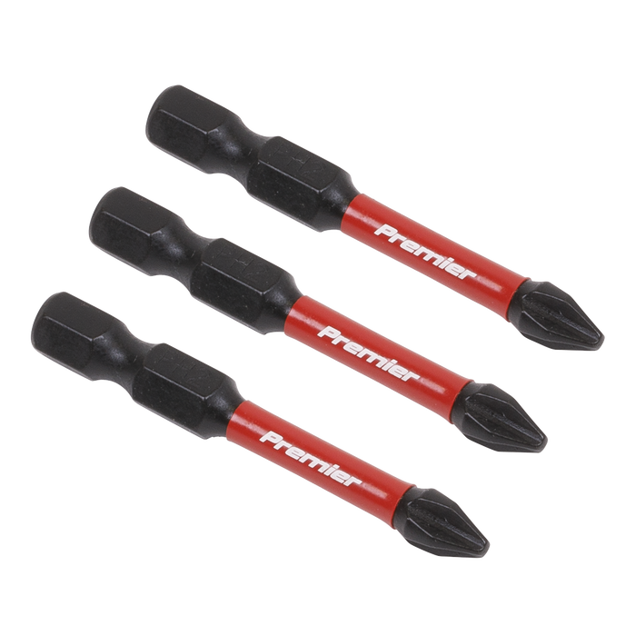 Premier Phillips Impact Power Tool Bits #2 x 50mm 3pc | AK8230