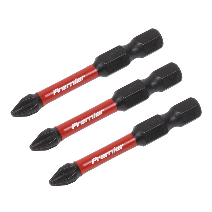 Premier Phillips Impact Power Tool Bits #2 x 50mm 3pc | AK8230