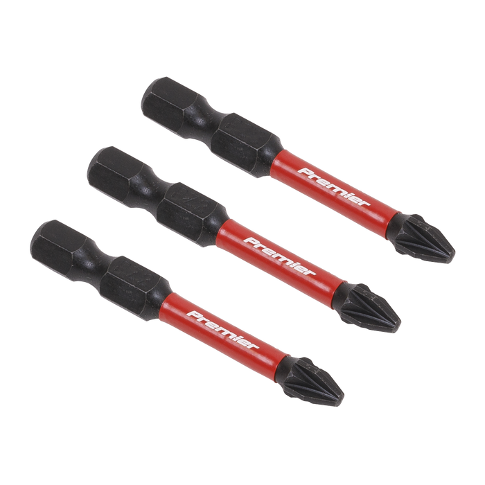 Premier Pozi Impact Power Tool Bits #2 x 50mm 3pc | AK8233