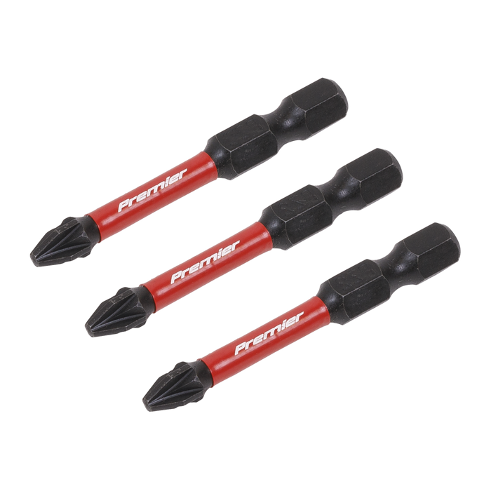 Premier Pozi Impact Power Tool Bits #2 x 50mm 3pc | AK8233