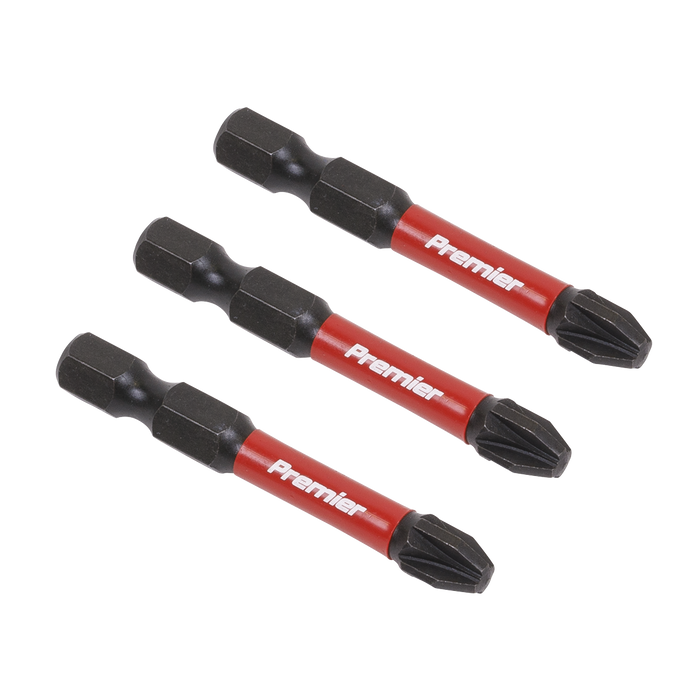 Premier Pozi Impact Power Tool Bits #3 x 50mm 3pc | AK8234
