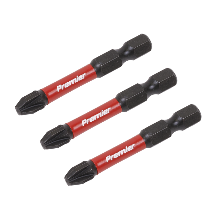 Premier Pozi Impact Power Tool Bits #3 x 50mm 3pc | AK8234