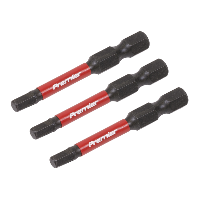 Premier Hex Impact Power Tool Bits 4 x 50mm 3pc | AK8237