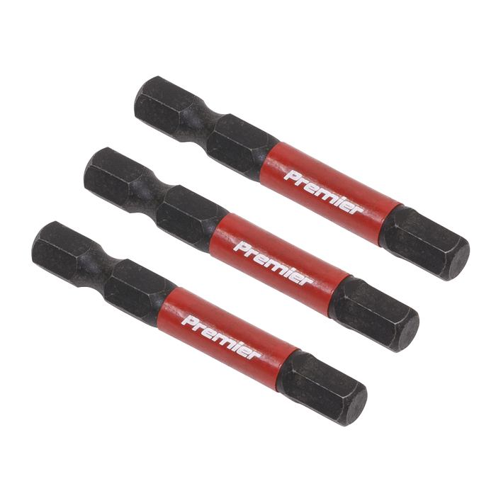Premier Hex Impact Power Tool Bits 6 x 50mm 3pc | AK8239