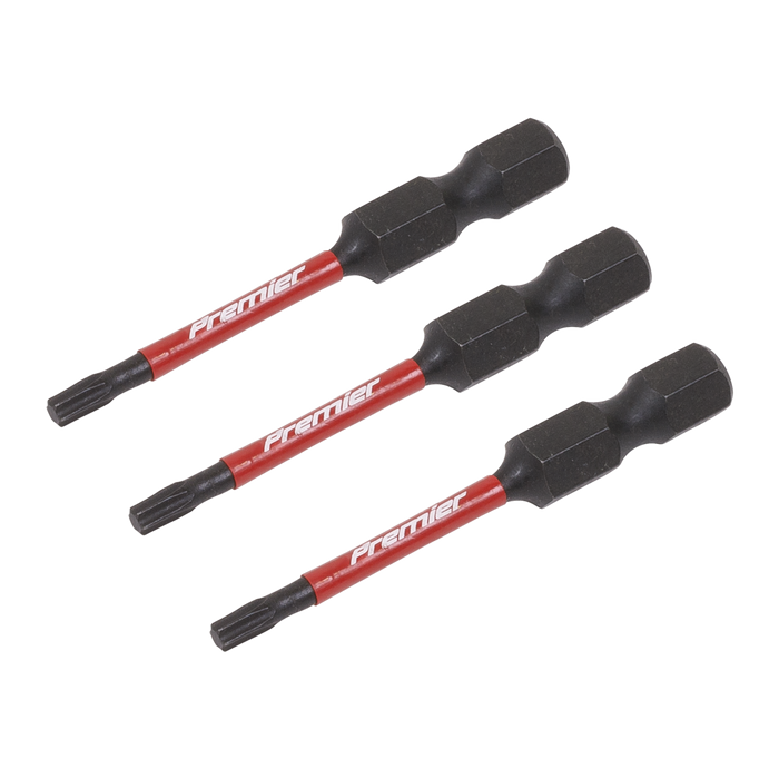 Premier TRX-Star* Impact Power Tool Bits T10 x 50mm 3pc | AK8240