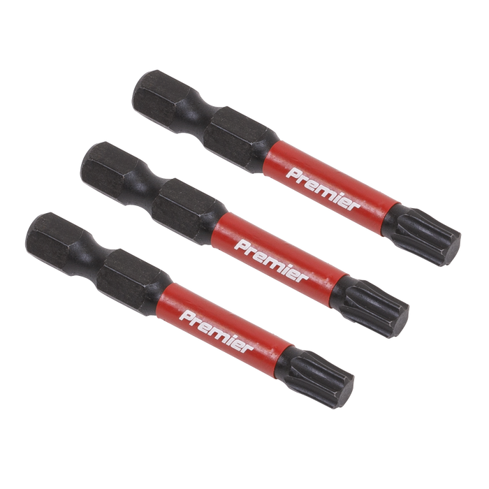 Premier TRX-Star* Impact Power Tool Bits T30 x 50mm 3pc | AK8245