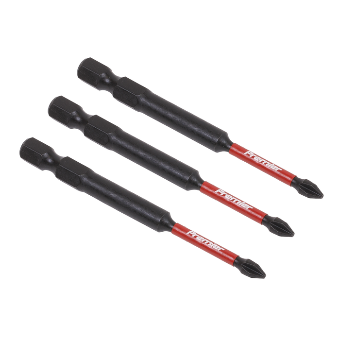 Premier Phillips Impact Power Tool Bits #1 x 75mm 3pc | AK8254