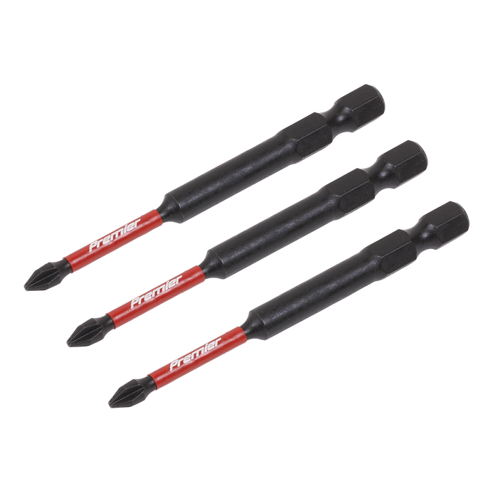 Premier Phillips Impact Power Tool Bits #1 x 75mm 3pc | AK8254