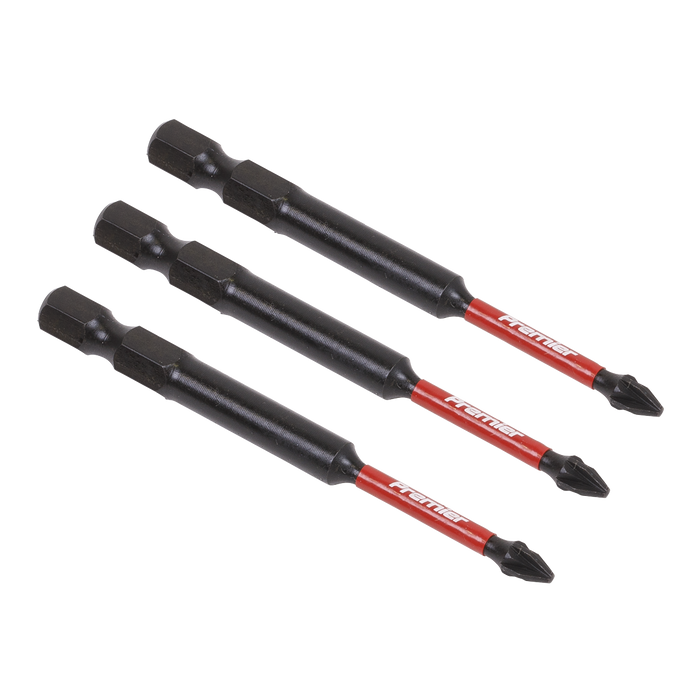 Premier Pozi Impact Power Tool Bits #1 x 75mm 3pc | AK8257