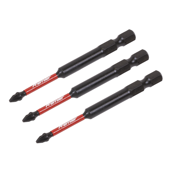 Premier Pozi Impact Power Tool Bits #1 x 75mm 3pc | AK8257