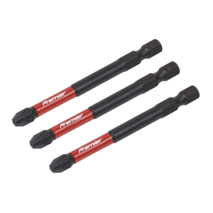 Premier Pozi Impact Power Tool Bits #3 x 75mm 3pc | AK8259