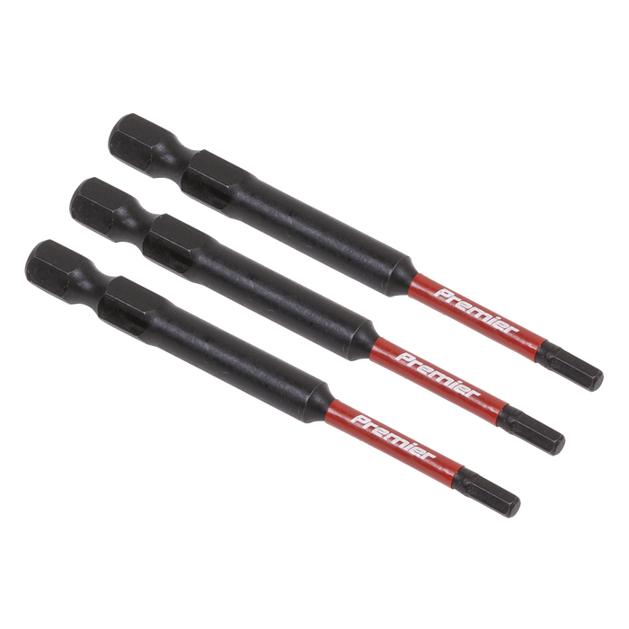Premier Hex Impact Power Tool Bits 3 x 75mm 3pc | AK8261