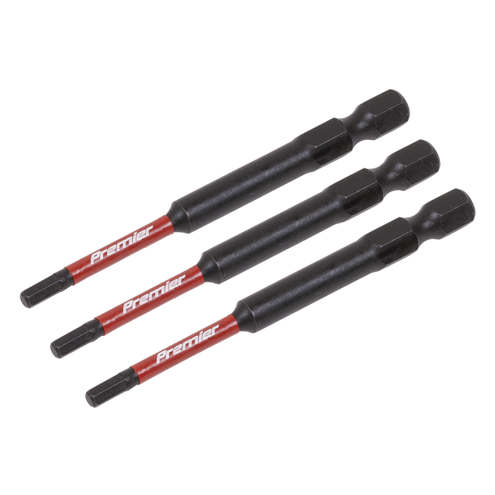 Premier Hex Impact Power Tool Bits 3 x 75mm 3pc | AK8261
