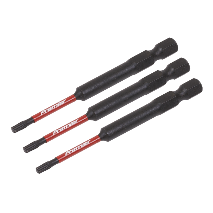 Premier TRX-Star* Impact Power Tool Bits T10 x 75mm 3pc | AK8265