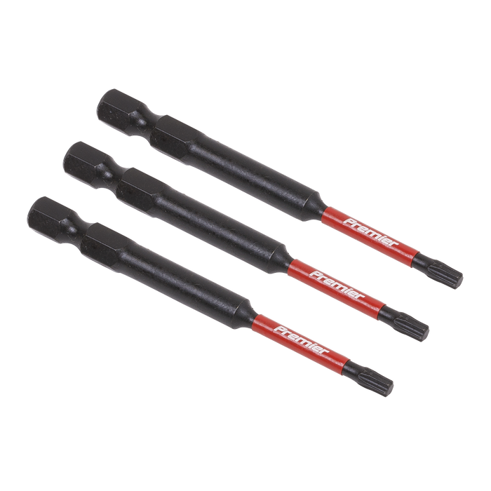 Premier TRX-Star* Impact Power Tool Bits T15 x 75mm 3pc | AK8266