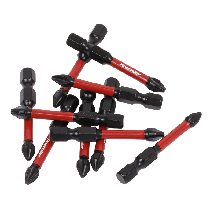 Premier Phillips Impact Power Tool Bits #2 x 50mm 10pc | AK8274