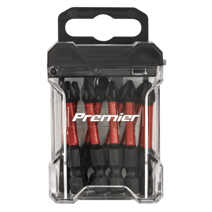 Premier Pozi Impact Power Tool Bits #2 x 50mm 10pc | AK8275