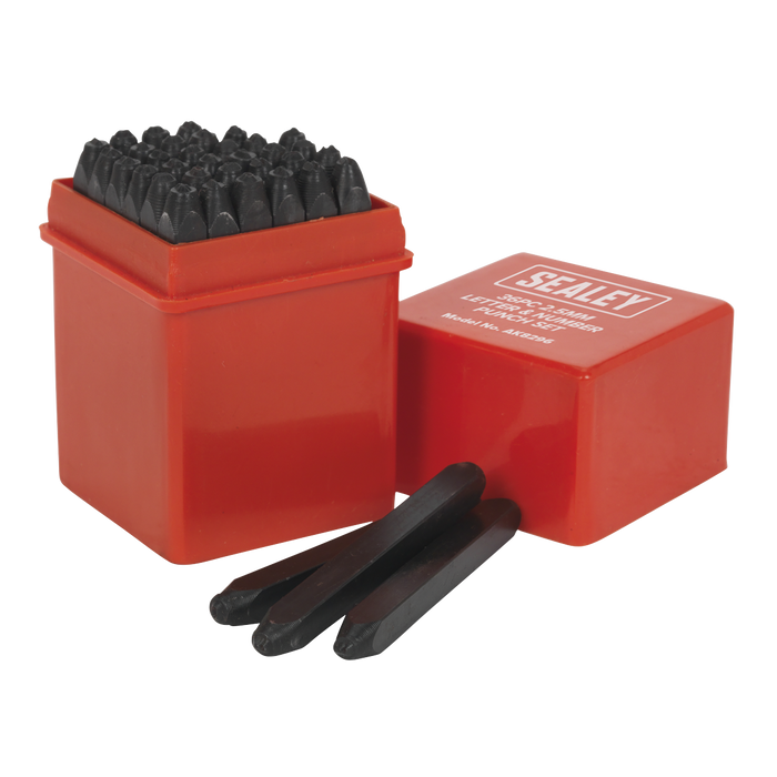 Letter & Number Punch Set 2.5mm 36pc | AK8296