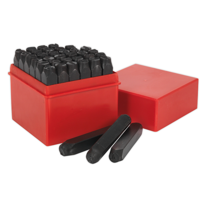 Letter & Number Punch Set 8mm 36pc | AK8297