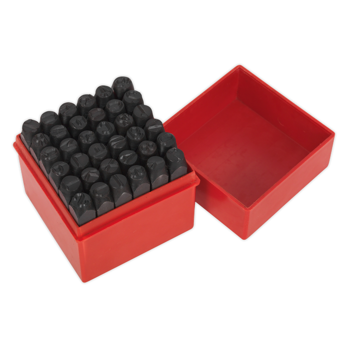 Letter & Number Punch Set 8mm 36pc | AK8297