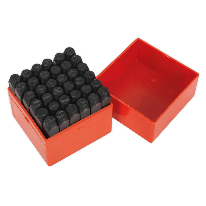 Letter & Number Punch Set 10mm 36pc | AK8298