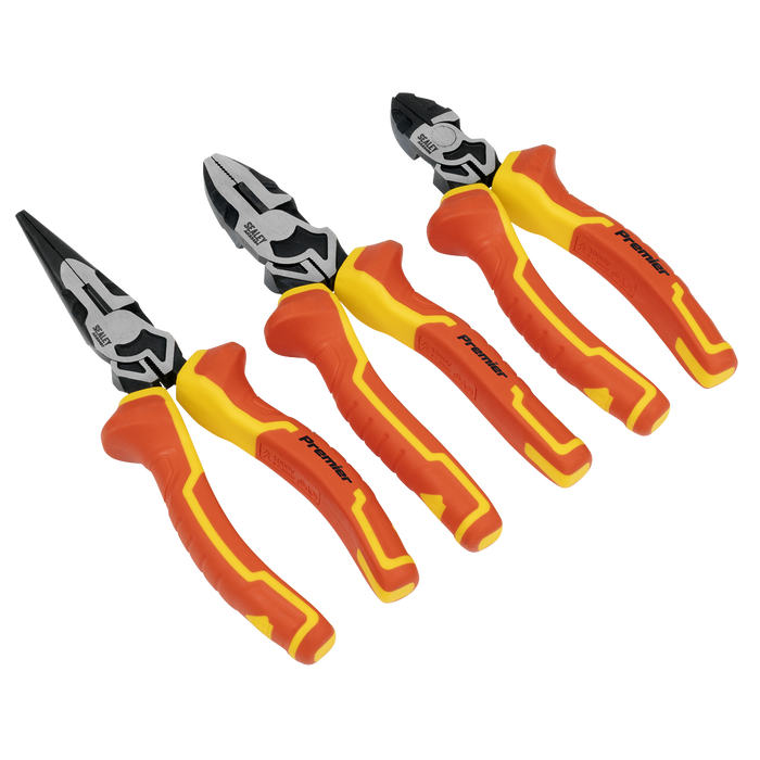 Premier High Leverage Pliers Set 3pc - VDE Approved | AK83452