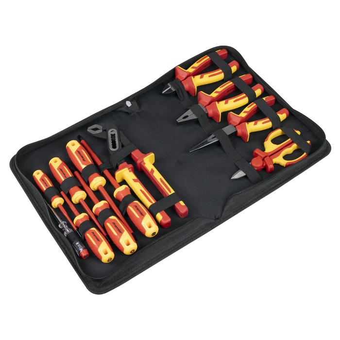 Screwdriver, Pliers & Scissor Set 12pc - VDE Approved | AK83463