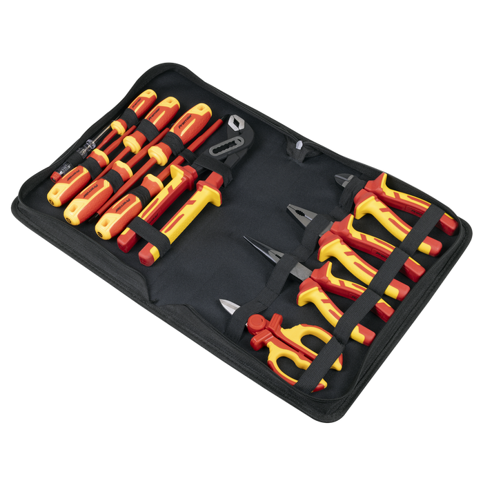 Screwdriver, Pliers & Scissor Set 12pc - VDE Approved | AK83463