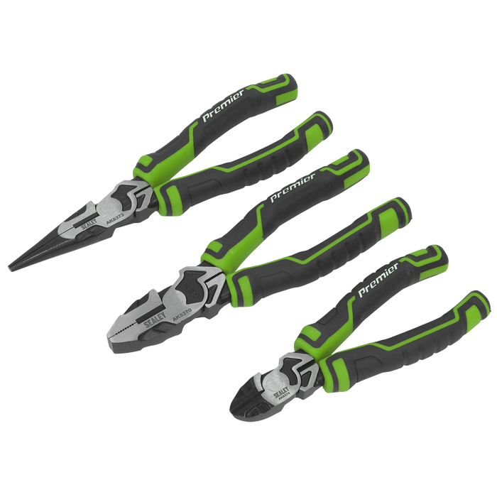 Premier High Leverage Pliers Set 3pc - Green | AK8376HV