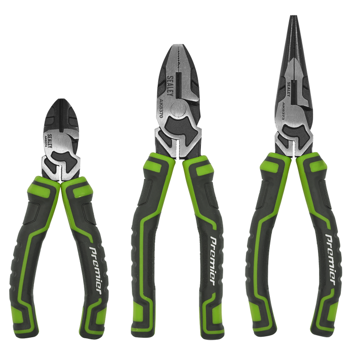 Premier High Leverage Pliers Set 3pc - Green | AK8376HV