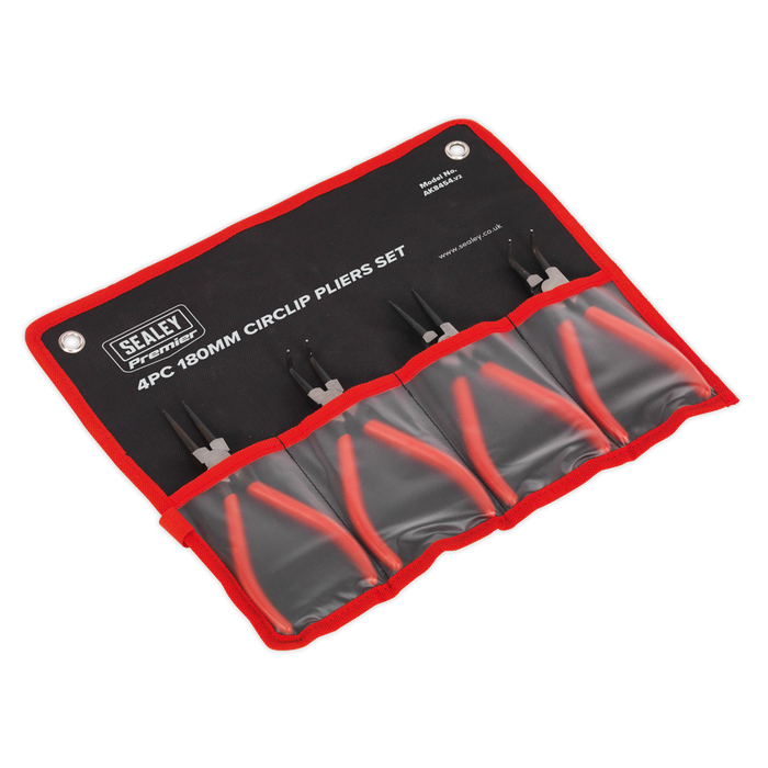 Premier Circlip Pliers Set 180mm 4pc | AK8454