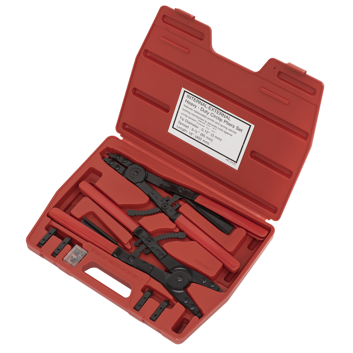 Premier Heavy-Duty Circlip Pliers Set Internal/External 400mm | AK8501