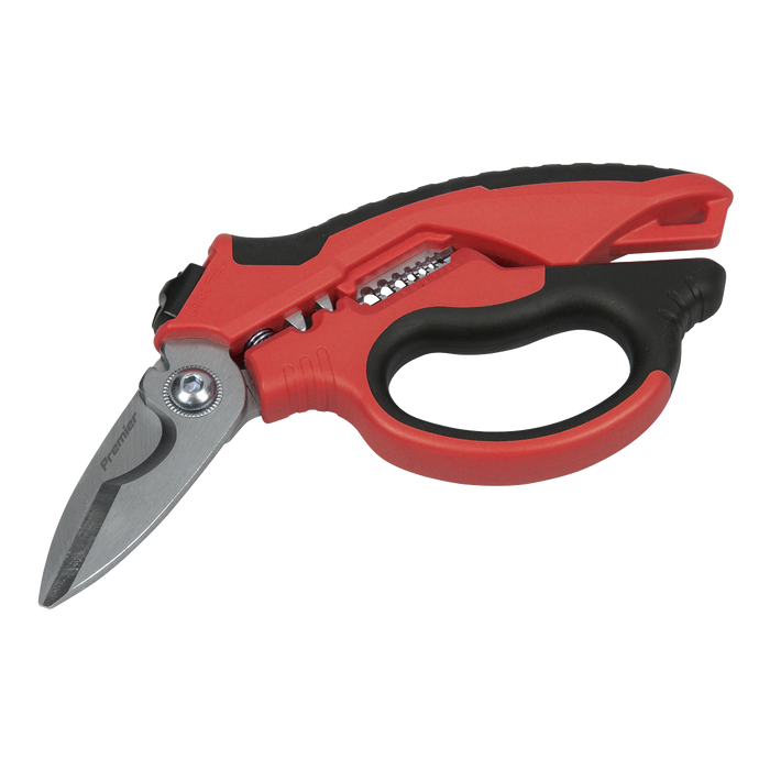 Heavy-Duty Electrician's Angled Shears 200mm 3-In-1 | AK8527