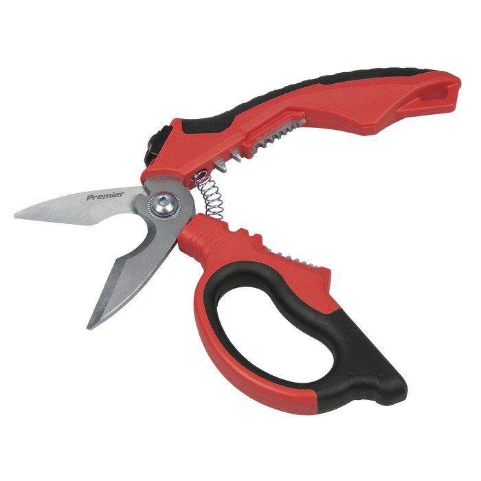 Heavy-Duty Electrician's Angled Shears 200mm 3-In-1 | AK8527
