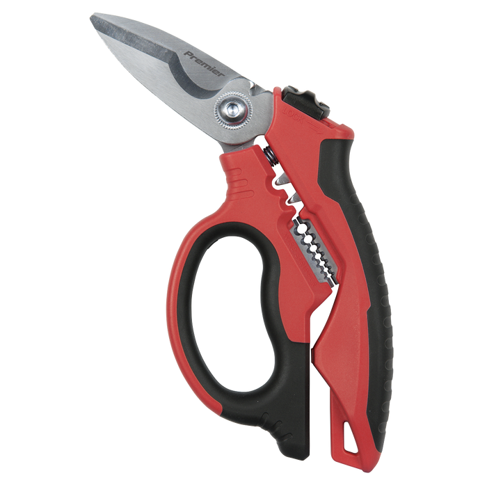 Heavy-Duty Electrician's Angled Shears 200mm 3-In-1 | AK8527