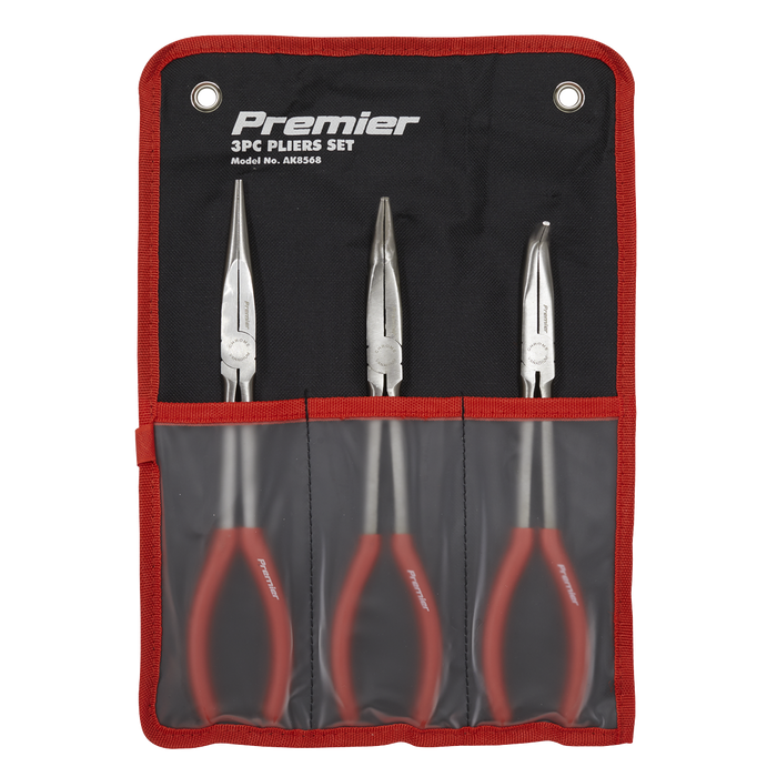 Premier Needle Nose Pliers Set 280mm 3pc | AK8568