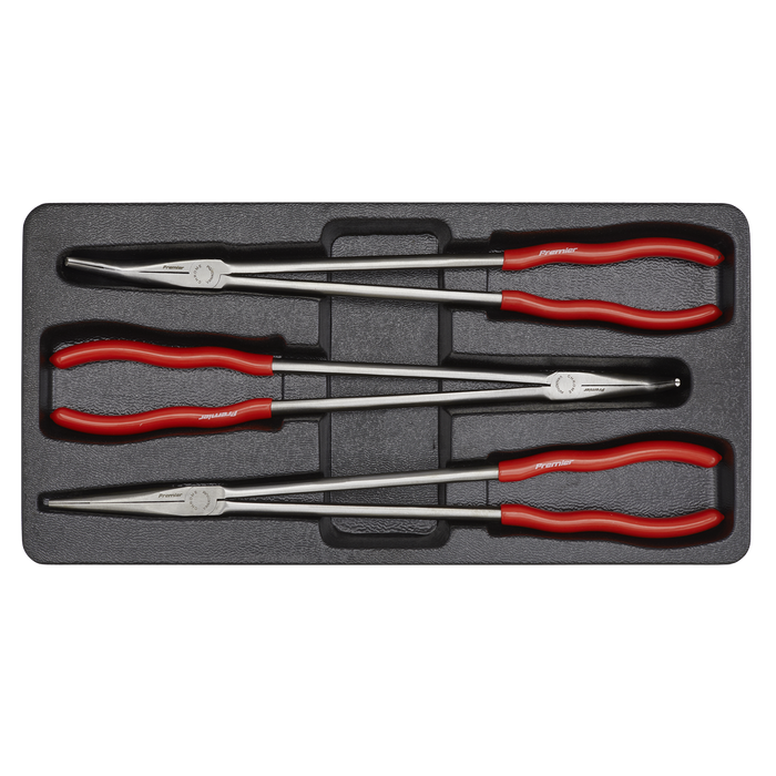 Premier Extra-Long Needle Nose Pliers Set 400mm 3pc | AK8576
