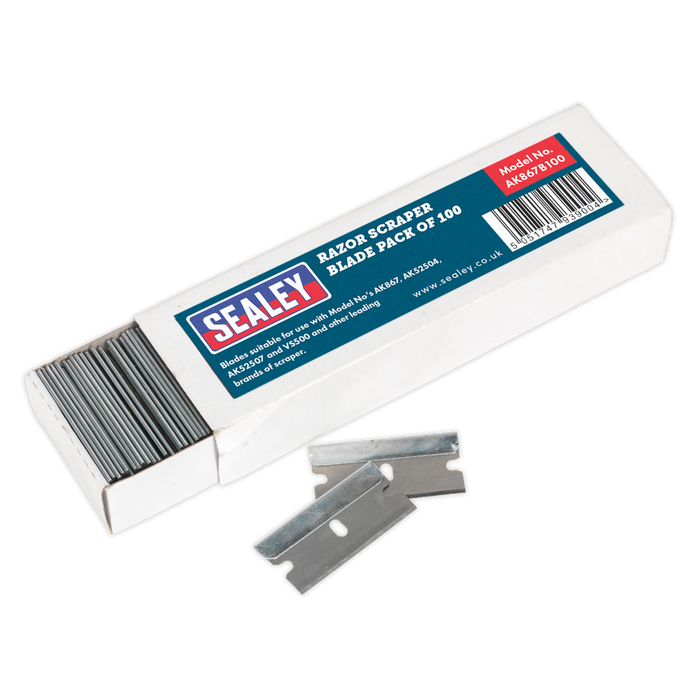 Razor Scraper Blade - Pack of 100 | AK867B100