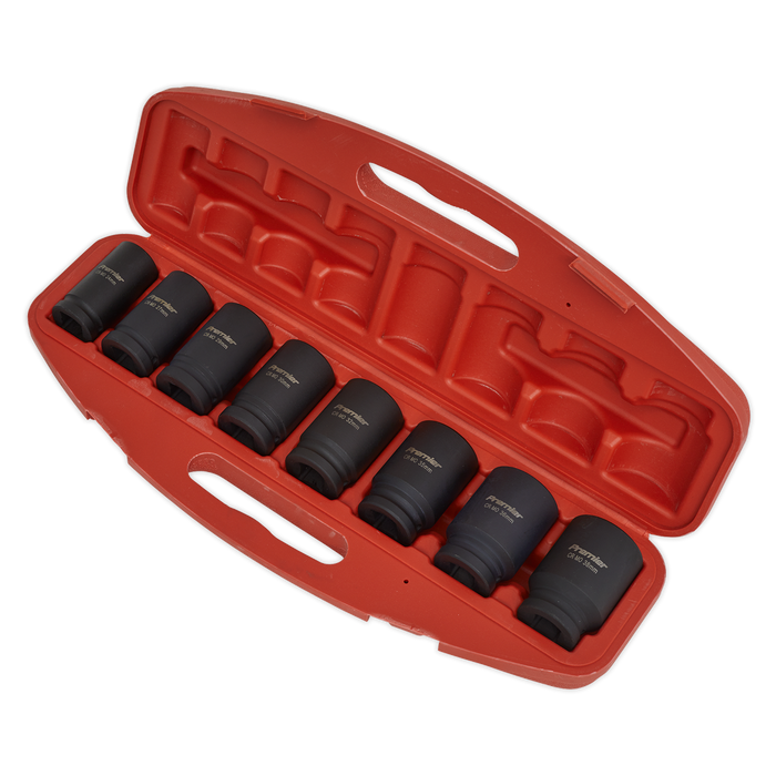 Premier Deep Impact Socket Set 3/4"Sq Drive 8pc | AK885