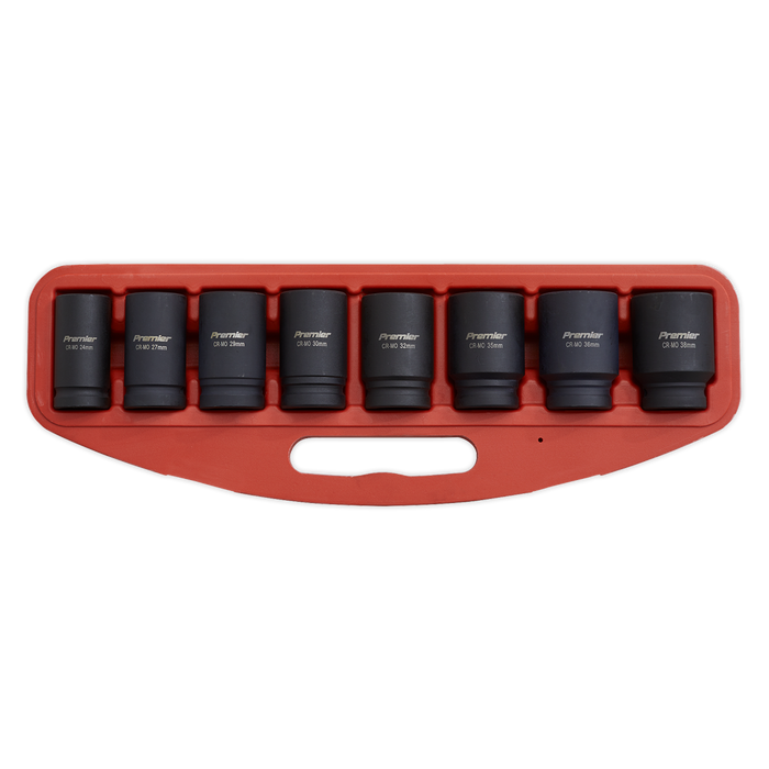 Premier Deep Impact Socket Set 3/4"Sq Drive 8pc | AK885