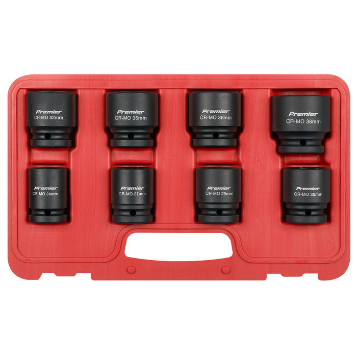 Premier Impact Socket Set 3/4"Sq Drive 8pc | AK886