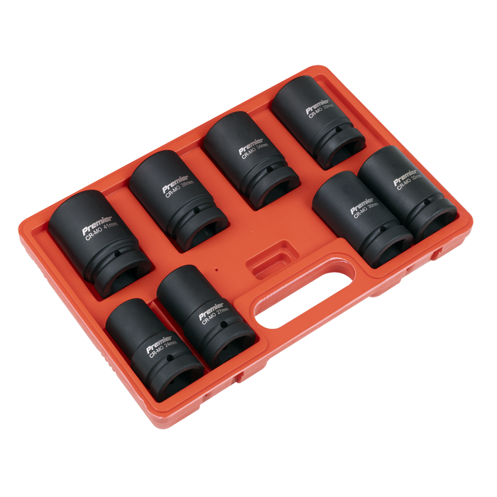 Premier Deep Impact Socket Set 1"Sq Drive 8pc | AK888M