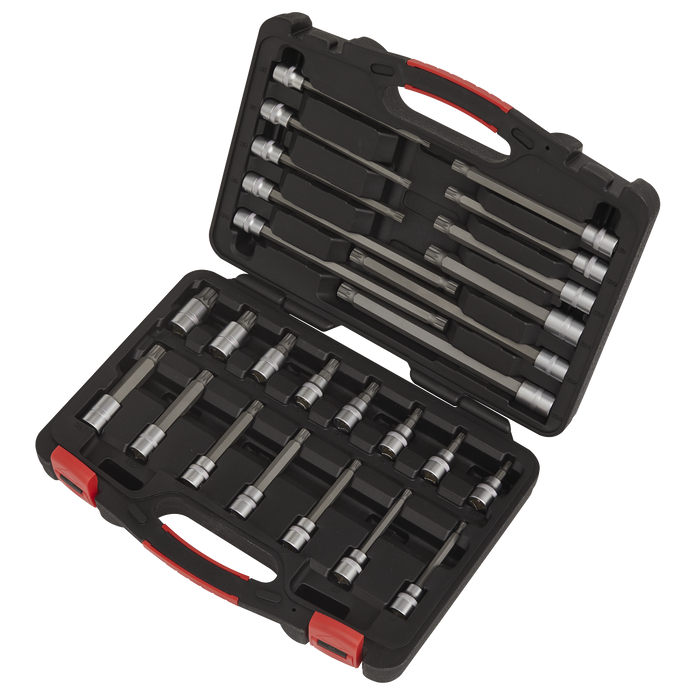 Premier Platinum Spline Socket Bit Set 3/8"Sq Drive 26pc | AK89002